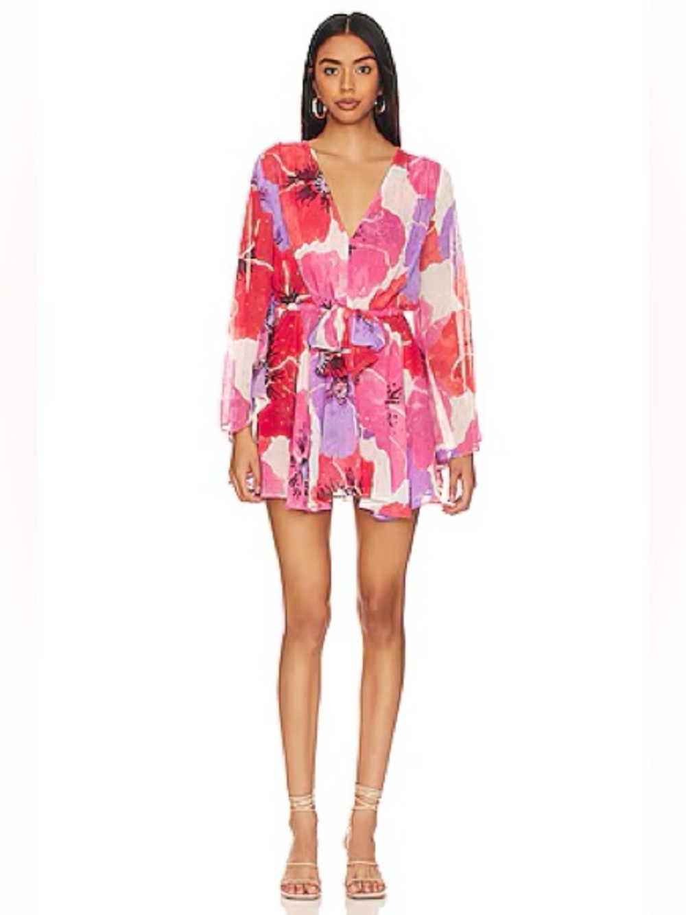 NWOT ~ Misa Los Angeles Kaia Mini Dress in Poppy Love